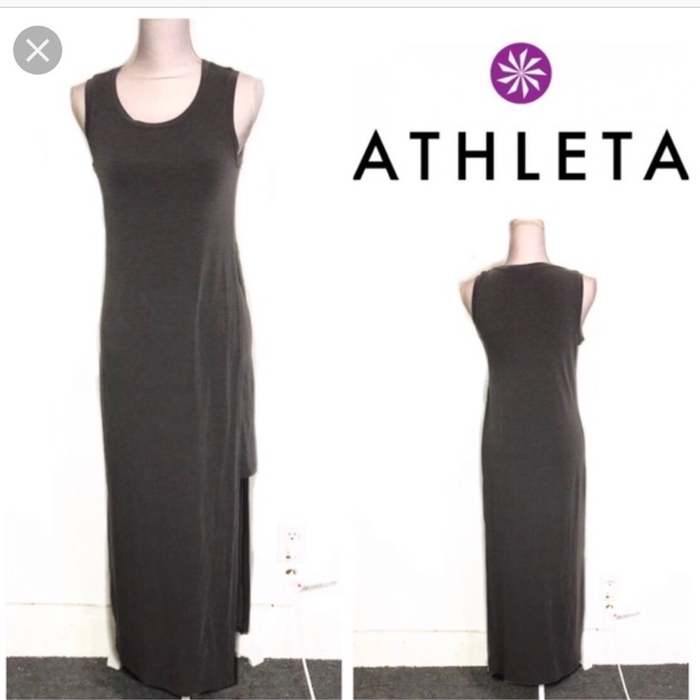 Athleta maxi dress with a slit
